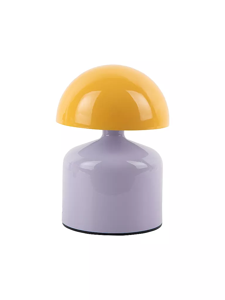LEITMOTIV | LED Tischlampe FUNKY IMPETU Soft Purpple/Bright Yellow | Lilla