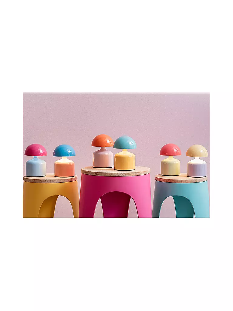 LEITMOTIV | LED Tischlampe FUNKY IMPETU Soft Yellow/Turquose | Giallo