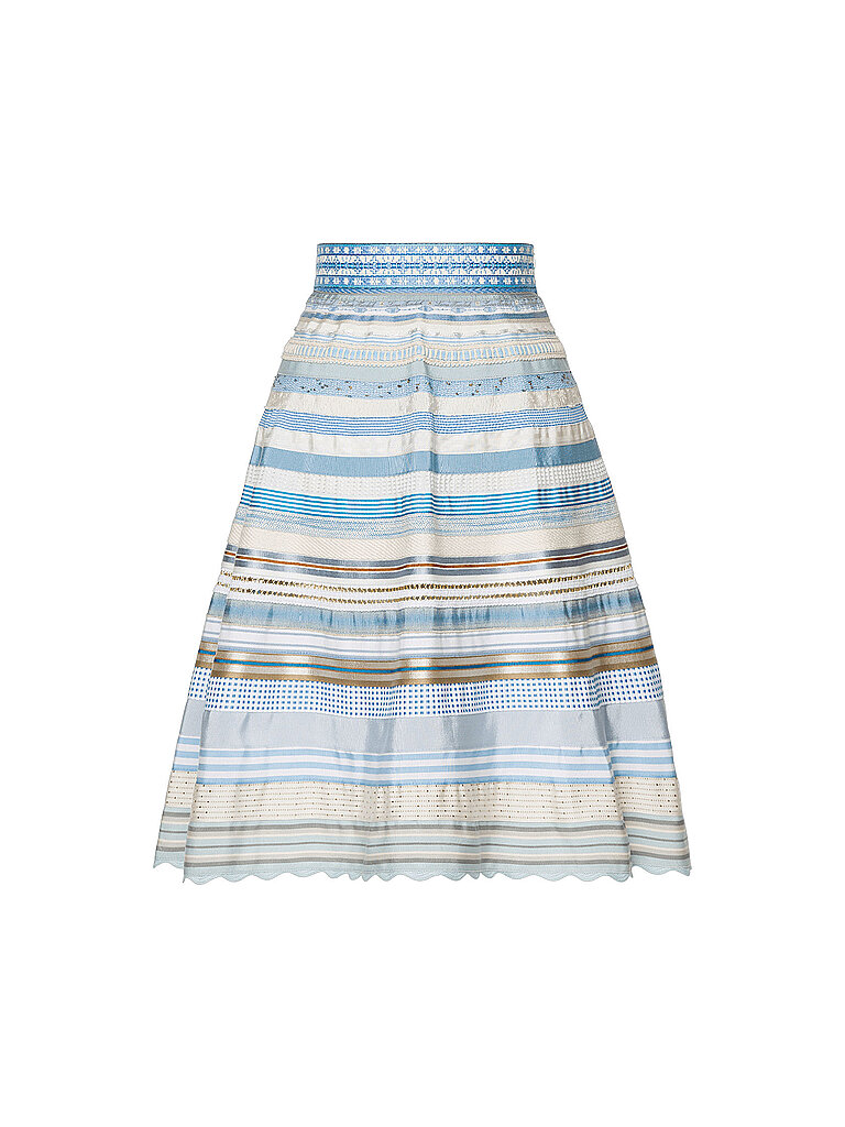 Gonna a fasce CLASSIC RIBBON azzurro XS