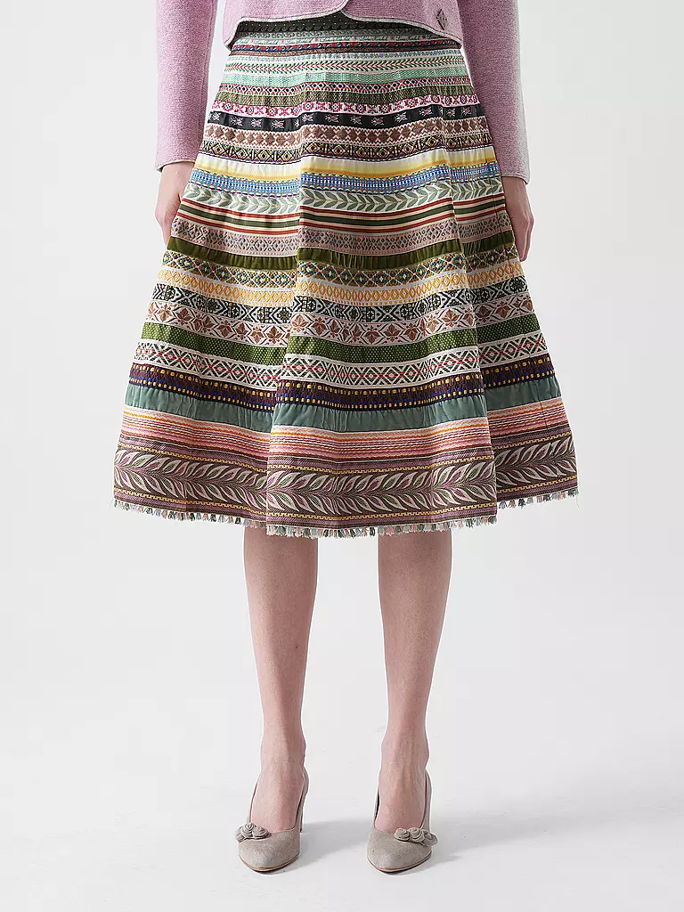 LENA HOSCHEK | Bänderrock SWING RIBBON | Verde