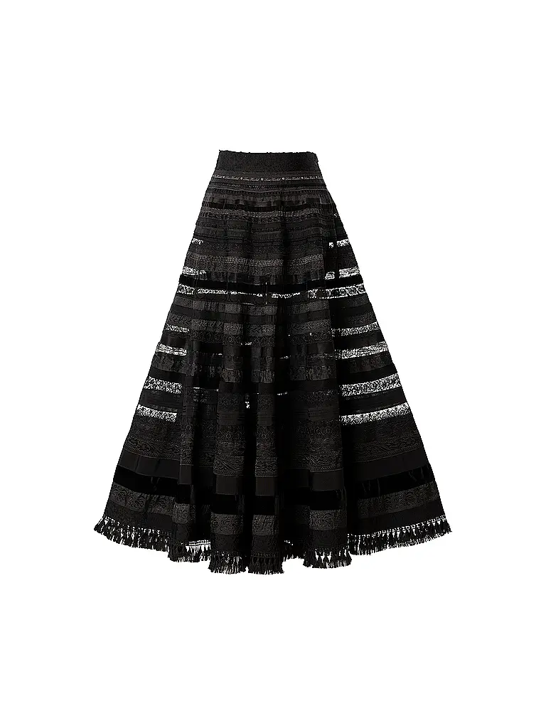 LENA HOSCHEK | Gonna a fasce OPULENCE RIBBON | Nero