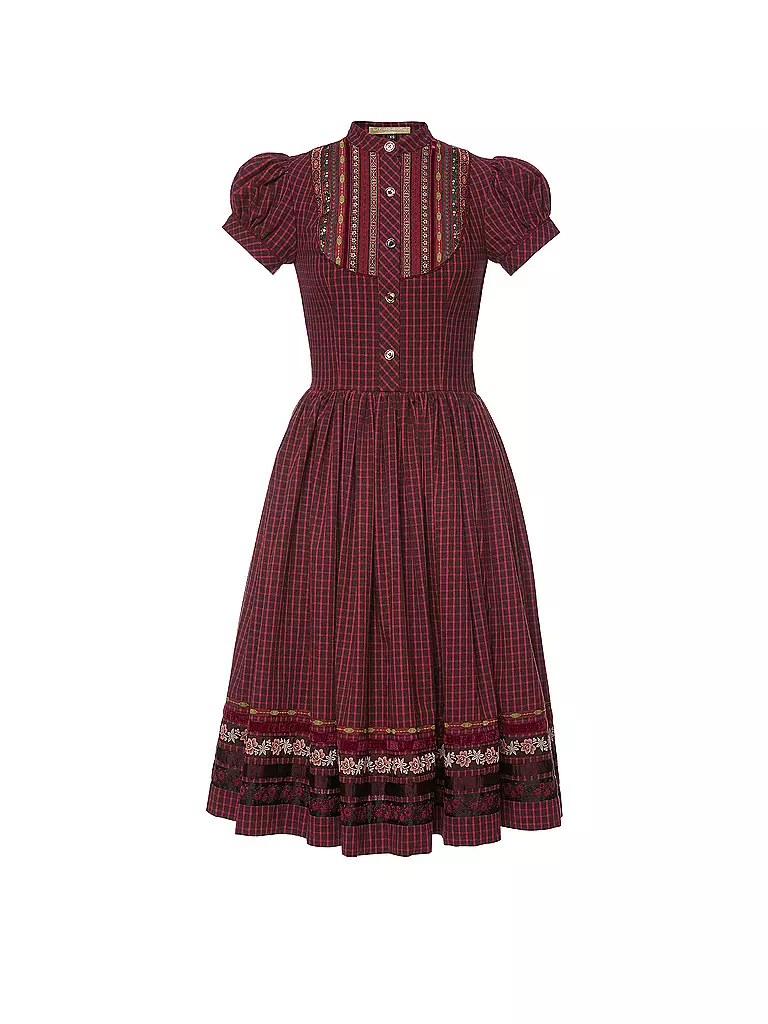 LENA HOSCHEK | Mididress GRETL | Rosso scuro