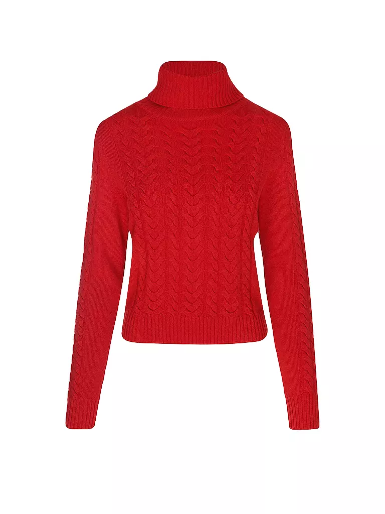 LENA HOSCHEK | Rollkragenpullover STANLEY | Rosso