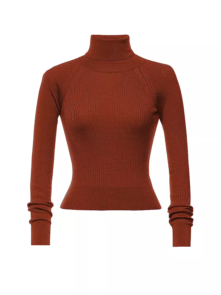 LENA HOSCHEK | Rollkragenpullover WENDY | Arancione
