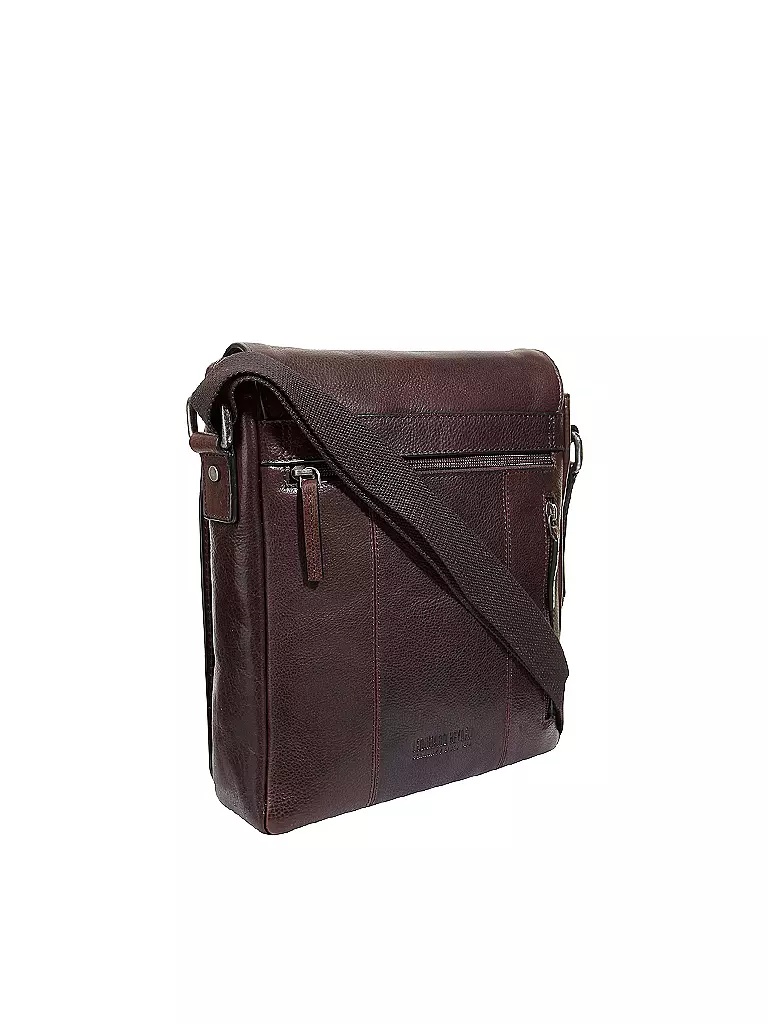 LEONHARD HEYDEN | Ledertasche - Umhängetasche " Roma " S | Marrone