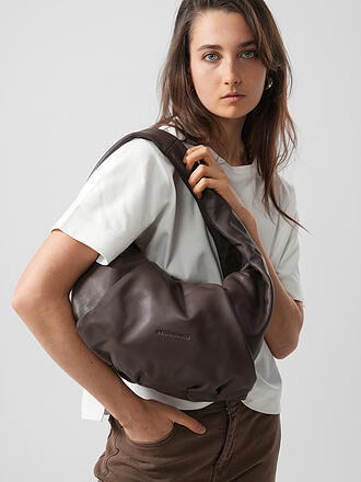 LES VISIONNAIRES | Borsa in pelle - Hobo GRETA ESSENTIAL SILKY