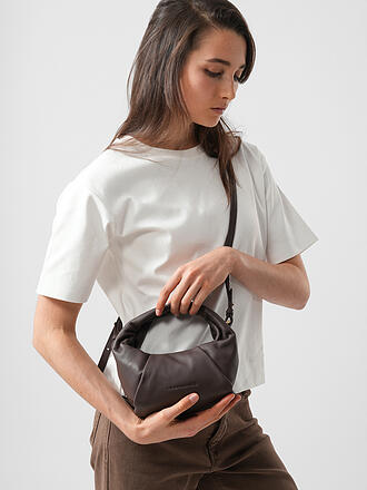 LES VISIONNAIRES | Borsa in pelle - Mini Bag GRETA MINI ESSENTIAL SILKY