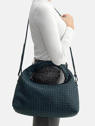 LES VISIONNAIRES | Borsa in pelle - Borsa a mano SADIE GRANDE WEAVE SILKY