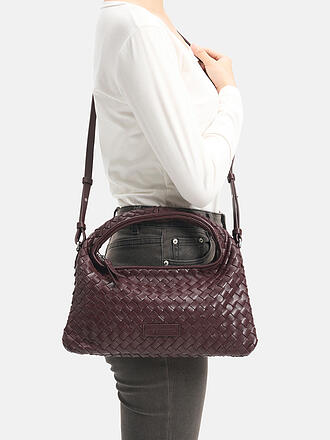LES VISIONNAIRES | Borsa in pelle - Borsa a mano SADIE WEAVE SILKY