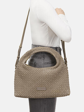 LES VISIONNAIRES | Borsa in pelle - Borsa a mano SADIE GRADE WEAVE COZY