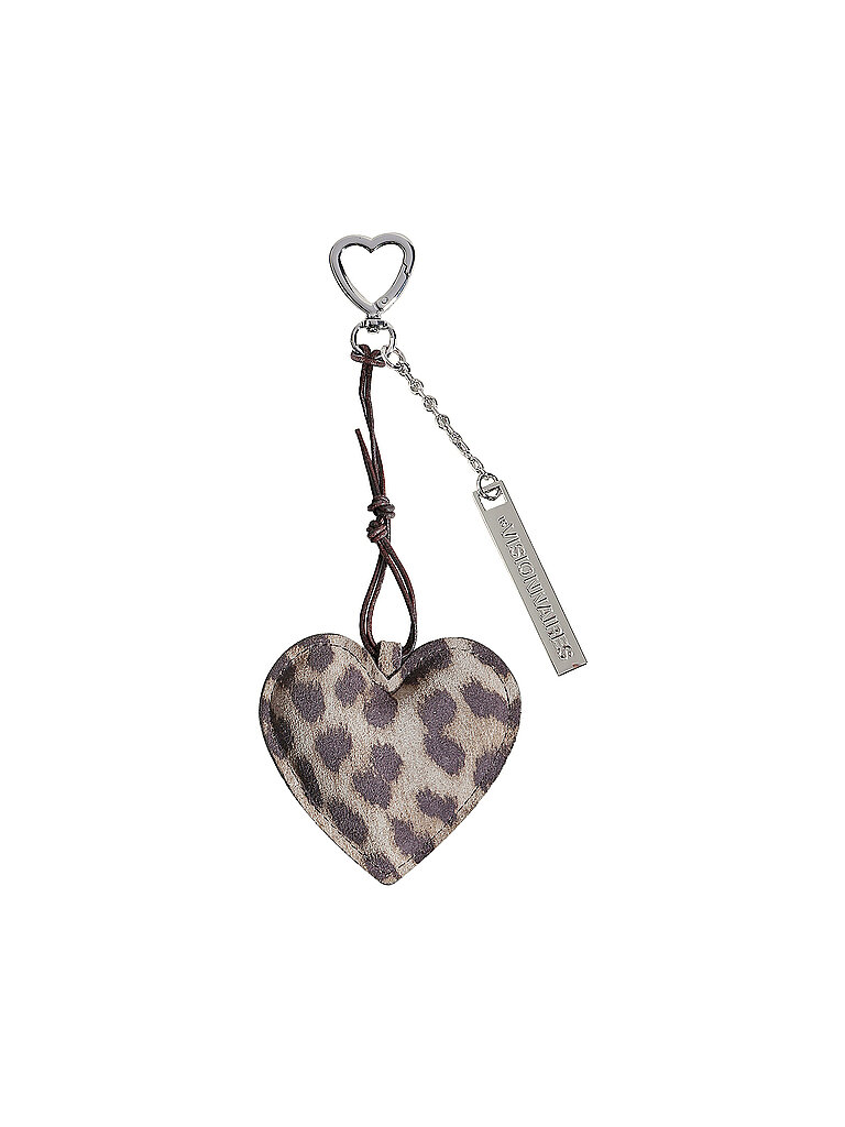 Ciondolo per borsa marrone
