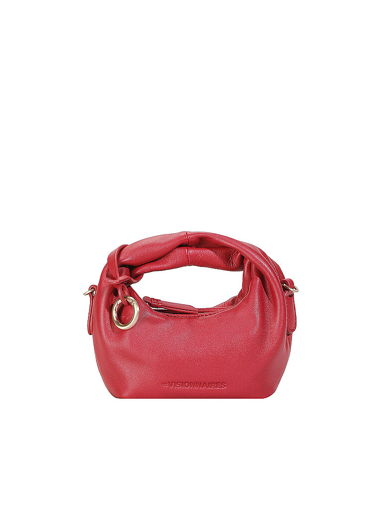 Borsa in pelle - Mini Bag GRETA NANO SILKY rosso
