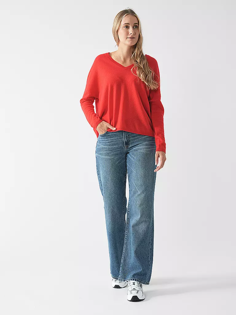 LES TRICOTS DE LEA | Kaschmirpullover MONJAKOE | Rosso