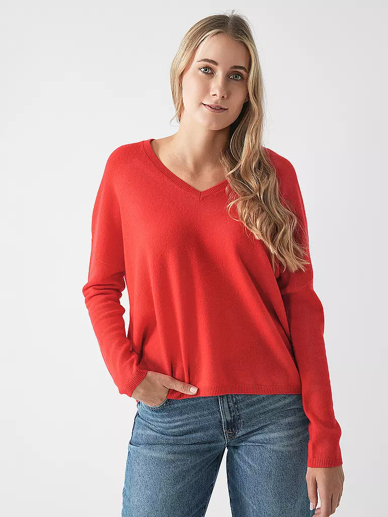 LES TRICOTS DE LEA | Kaschmirpullover MONJAKOE | Rosso