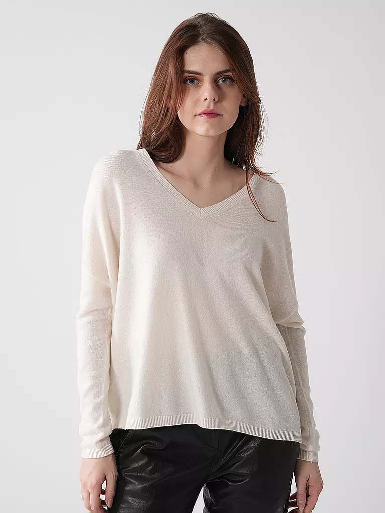 LES TRICOTS DE LEA | Kaschmirpullover MONJAKOE | Bianco