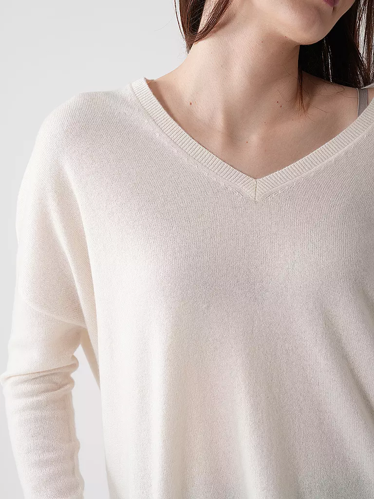 LES TRICOTS DE LEA | Kaschmirpullover MONJAKOE | Bianco