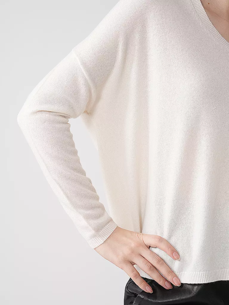 LES TRICOTS DE LEA | Kaschmirpullover MONJAKOE | Bianco