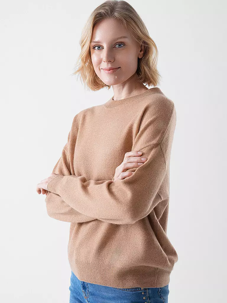 LES TRICOTS DE LEA | Pullover in cashmere MAPOUPETTE | Cammello