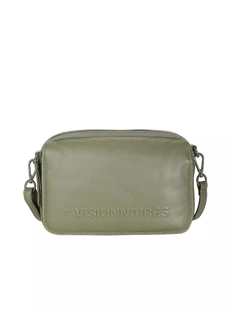 LES VISIONNAIRES | Borsa in pelle - Borsa a tracolla EMILY SILKY | Verde scuro