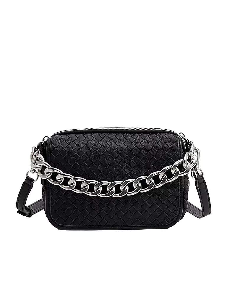 LES VISIONNAIRES | Borsa in pelle - Borsa a tracolla EMILY WEAVE | Nero