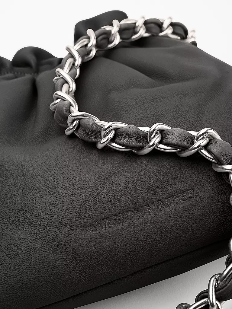 LES VISIONNAIRES | Borsa in pelle - Bucket Bag LILOU SILKY | 