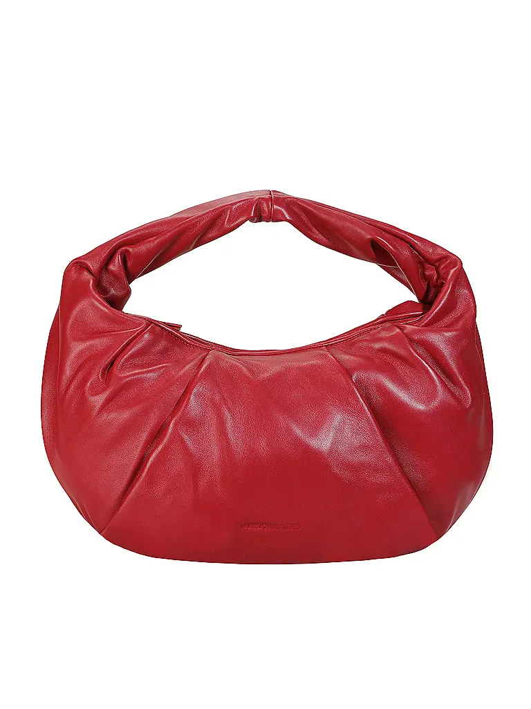 LES VISIONNAIRES | Borsa in pelle - Hobo GRETA ESSENTIAL SILKY | Rosso