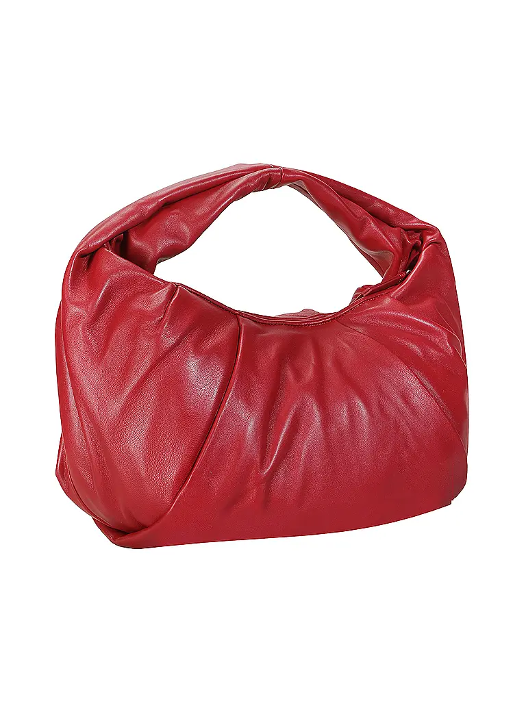 LES VISIONNAIRES | Borsa in pelle - Hobo GRETA ESSENTIAL SILKY | Rosso