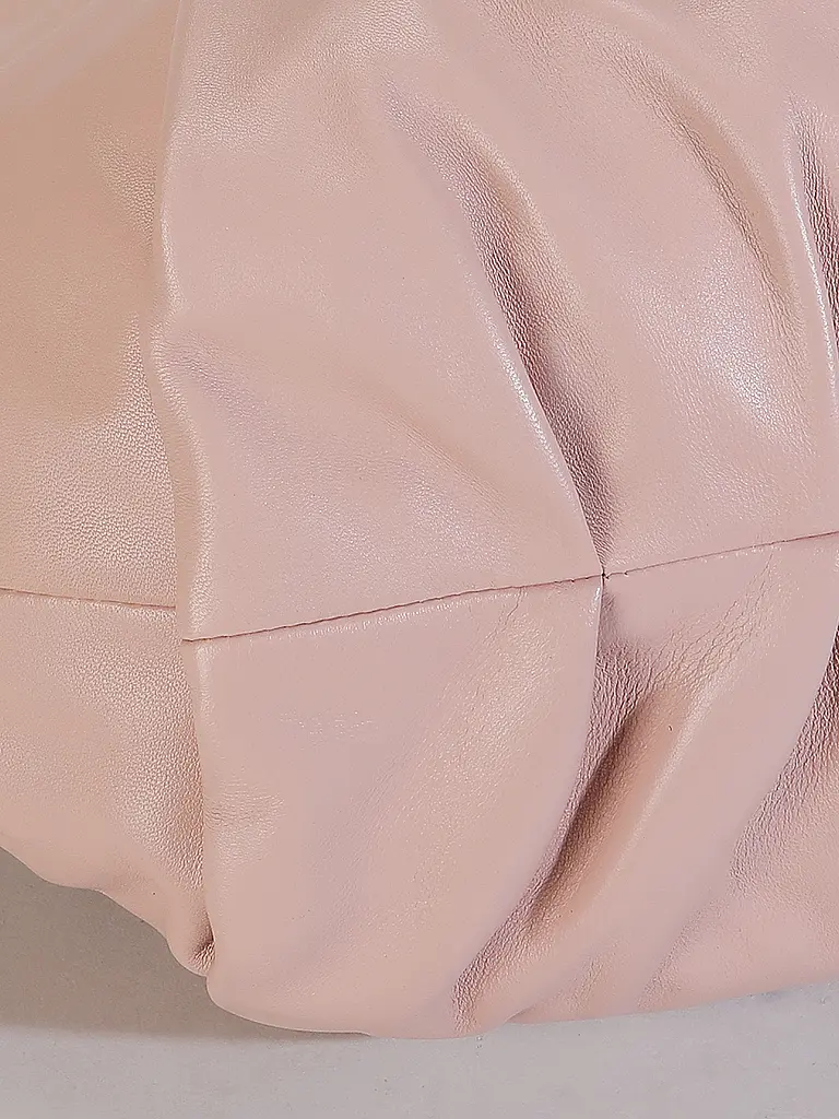 LES VISIONNAIRES | Borsa in pelle - Hobo GRETA ESSENTIAL SILKY | Rosa