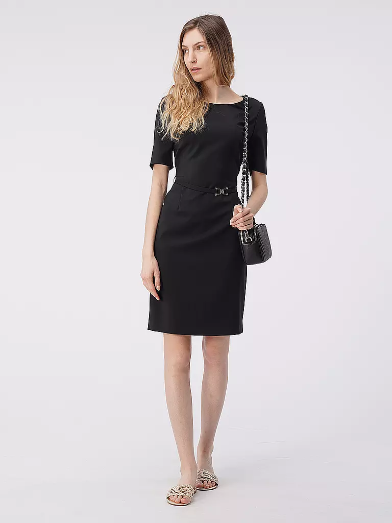 LES VISIONNAIRES | Borsa in pelle - Mini Bag ELLA QUILTING | Nero