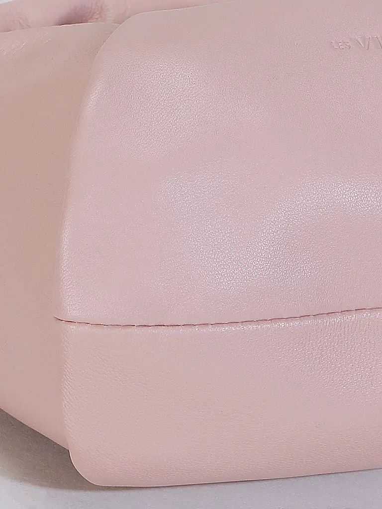 LES VISIONNAIRES | Borsa in pelle - Mini Bag GRETA MINI ESSENTIAL SILKY | Rosa