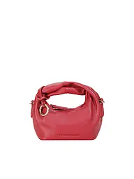 LES VISIONNAIRES | Borsa in pelle - Mini Bag GRETA NANO SILKY | Rosso