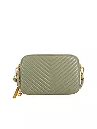 LES VISIONNAIRES | Borsa in pelle - Mini Bag LOLA QUILTING | Verde scuro