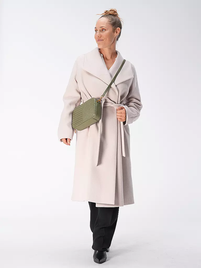LES VISIONNAIRES | Borsa in pelle - Mini Bag LOLA QUILTING | Verde scuro