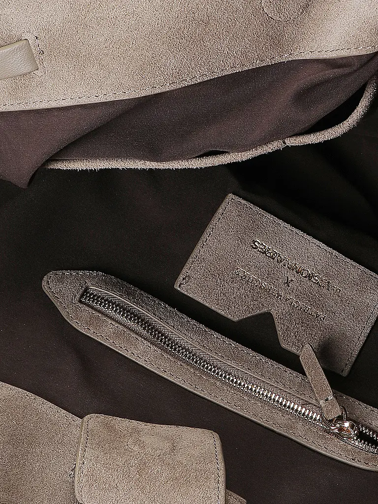 LES VISIONNAIRES | Borsa in pelle - Shopper GABRIELLA | Beige