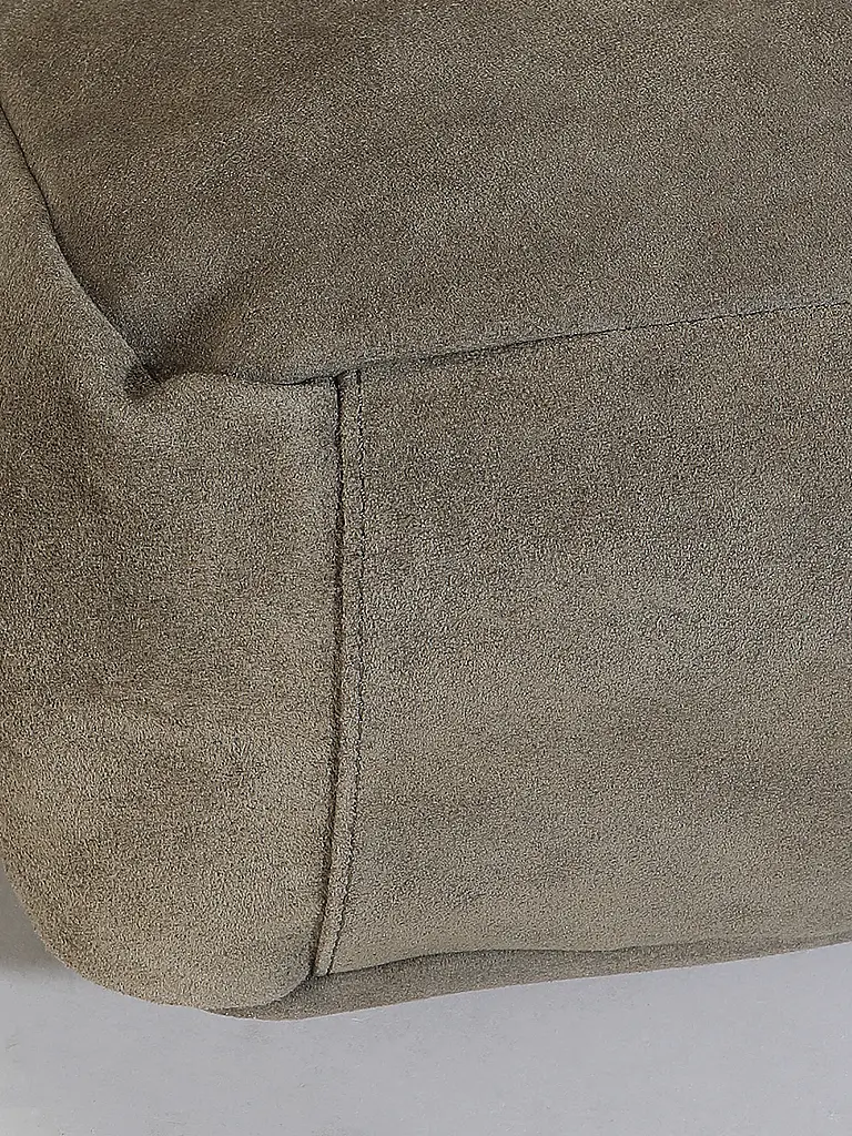 LES VISIONNAIRES | Borsa in pelle - Shopper GABRIELLA | Oliva