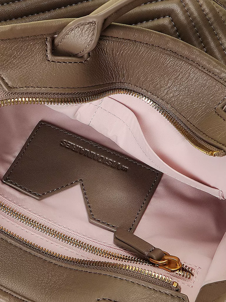 LES VISIONNAIRES | Borsa in pelle - Tot Bag LENA QUILTING | 