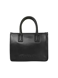 LES VISIONNAIRES | Borsa in pelle - Tote Bag LENA SILKY | Nero