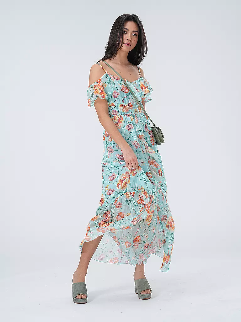 LES VISIONNAIRES | Ledertasche - Mini Bag BRIT WEAVE | Verde