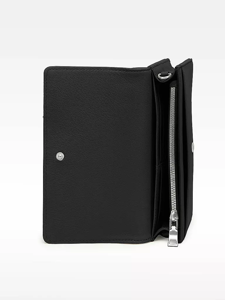 LES VISIONNAIRES | Ledertasche - Mini Bag BRIT WEAVE | Nero