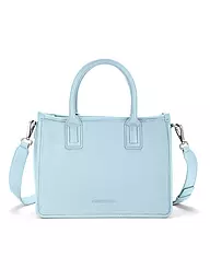 LES VISIONNAIRES | Ledertasche - Tote Bag LENA SILKY Medium | Blu chiaro