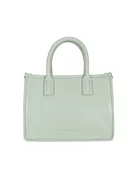 LES VISIONNAIRES | Ledertasche - Tote Bag LENA SILKY Medium | Menta