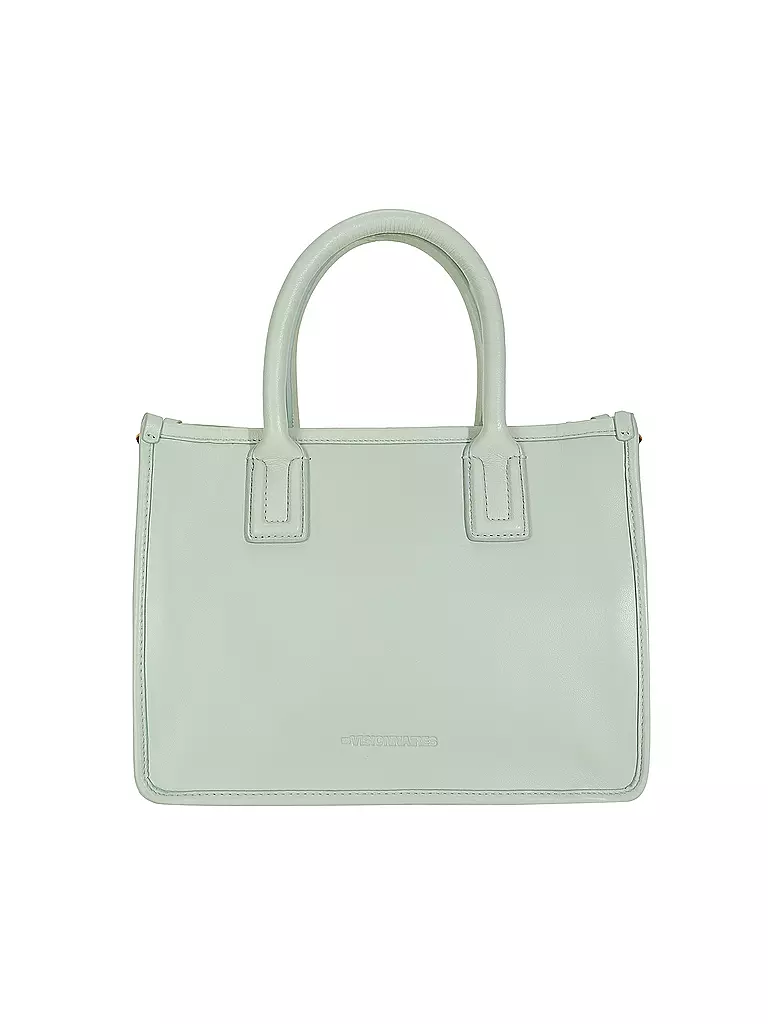 LES VISIONNAIRES | Ledertasche - Tote Bag LENA SILKY Medium | Menta