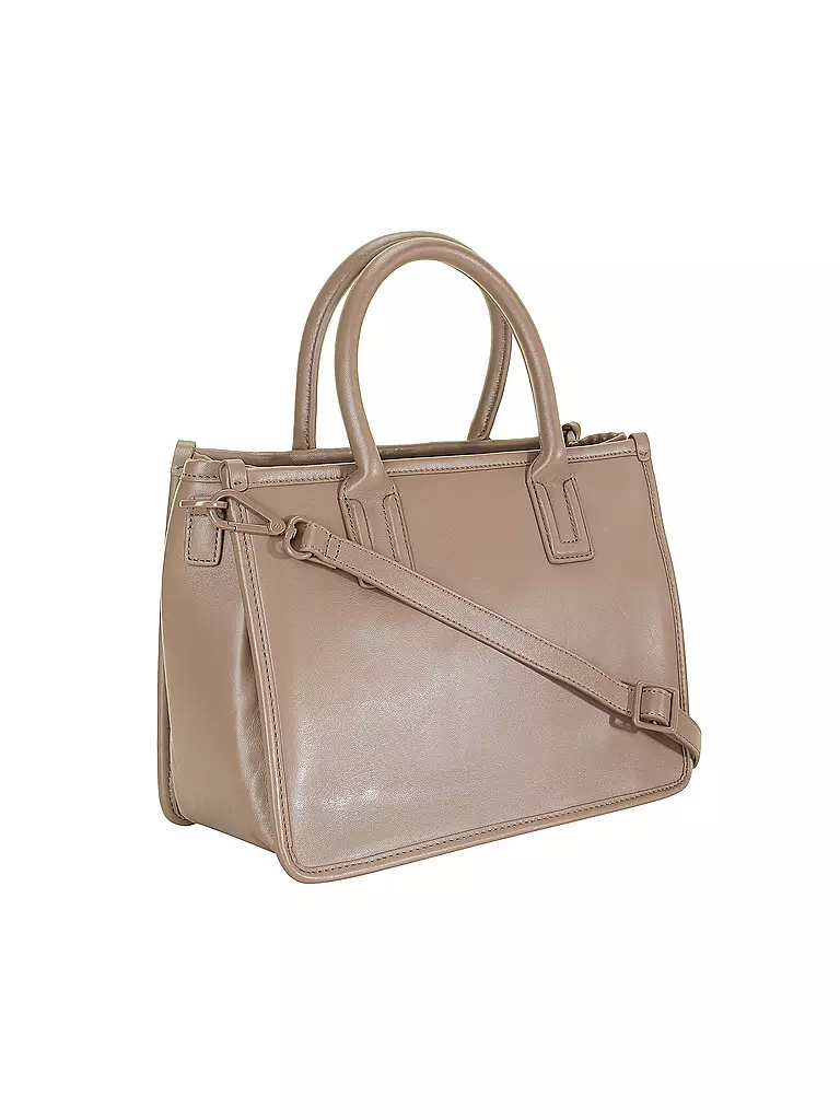 LES VISIONNAIRES | Ledertasche - Tote Bag LENA SILKY | Cammello