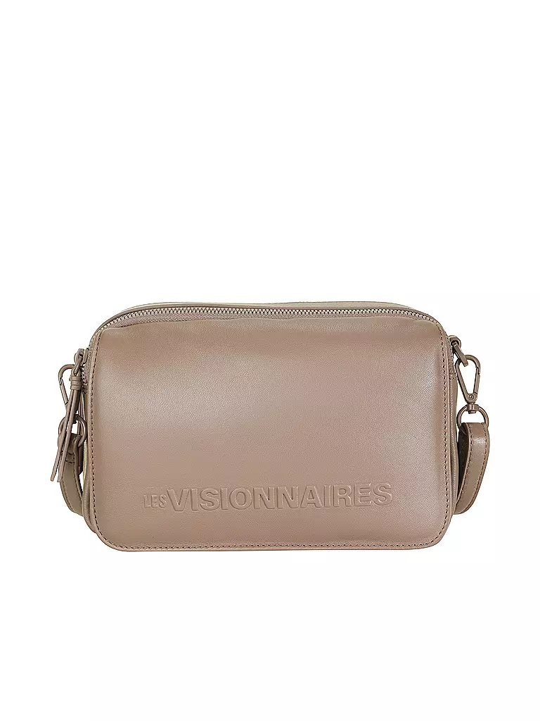 LES VISIONNAIRES | Ledertasche - Umhängetasche EMILY SILKY  | Cammello