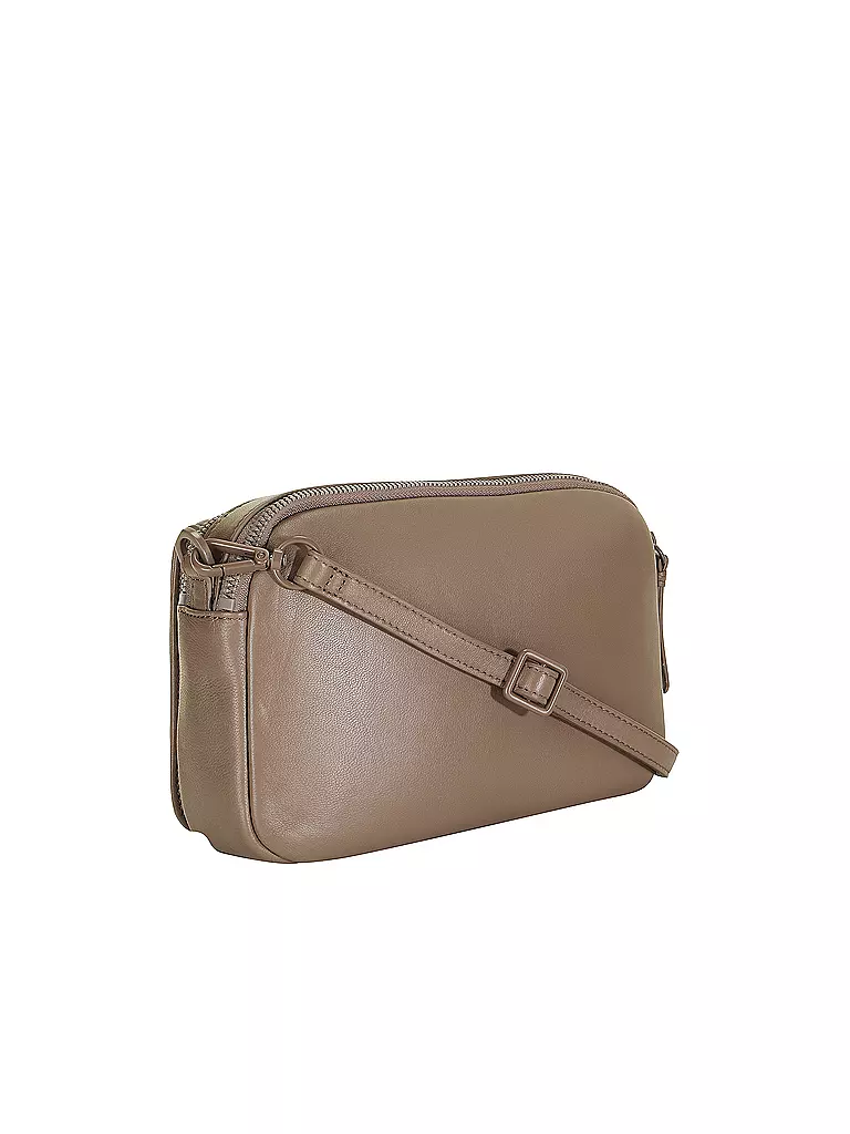 LES VISIONNAIRES | Ledertasche - Umhängetasche EMILY SILKY  | Cammello