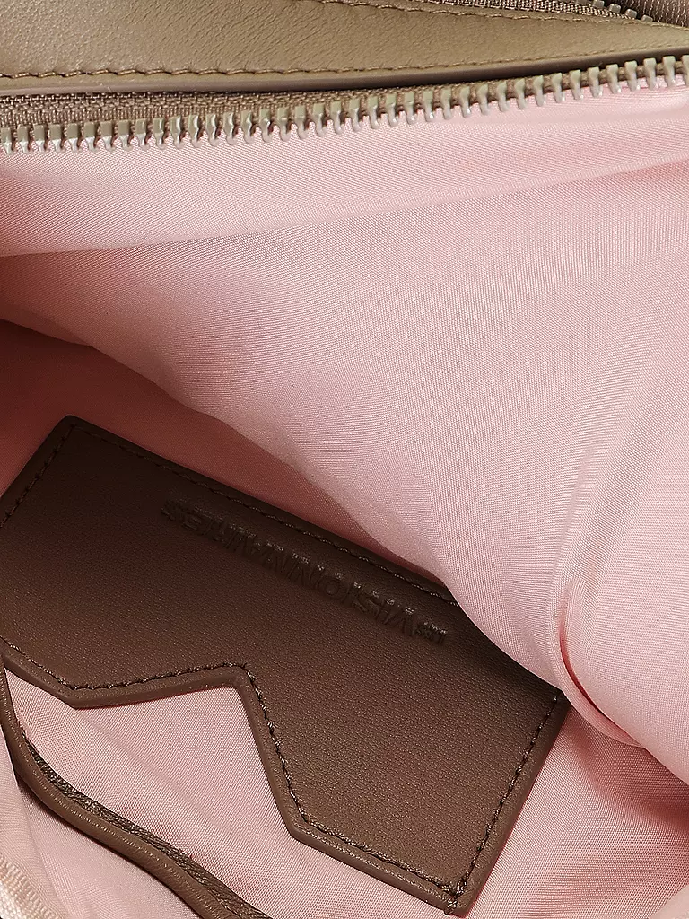 LES VISIONNAIRES | Ledertasche - Umhängetasche EMILY SILKY  | Cammello