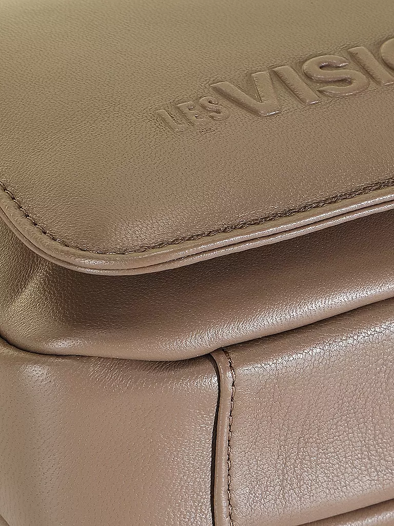 LES VISIONNAIRES | Ledertasche - Umhängetasche EMILY SILKY  | Cammello