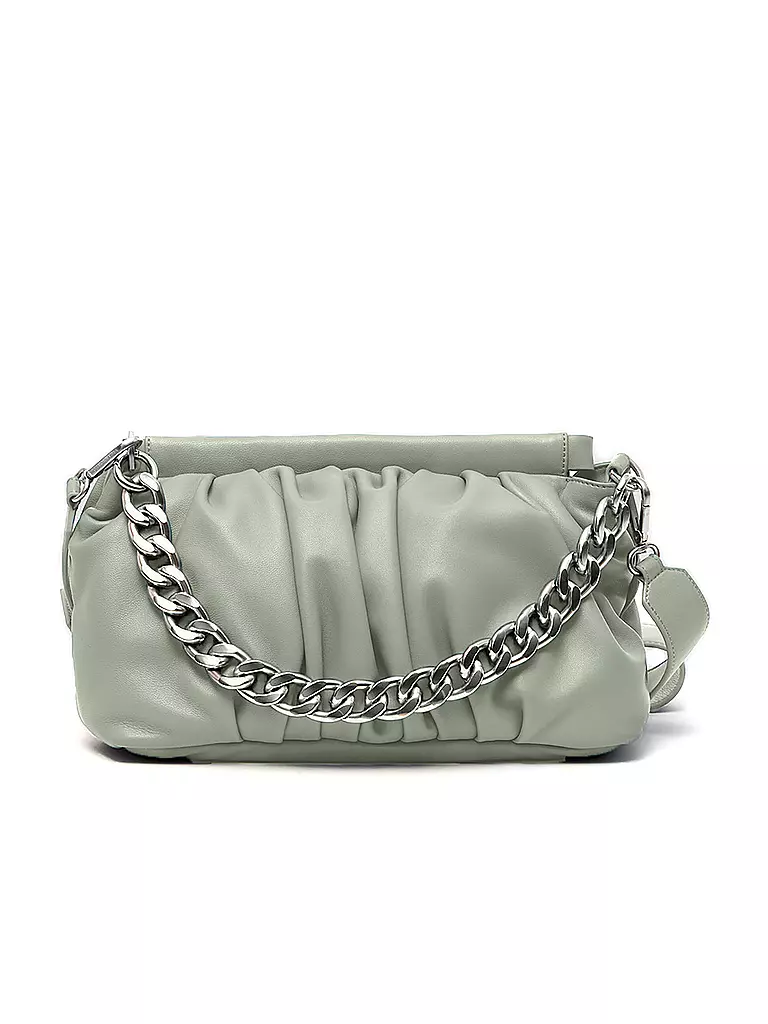 LES VISIONNAIRES | Ledertasche - Umhängetasche LUCY | Verde chiaro