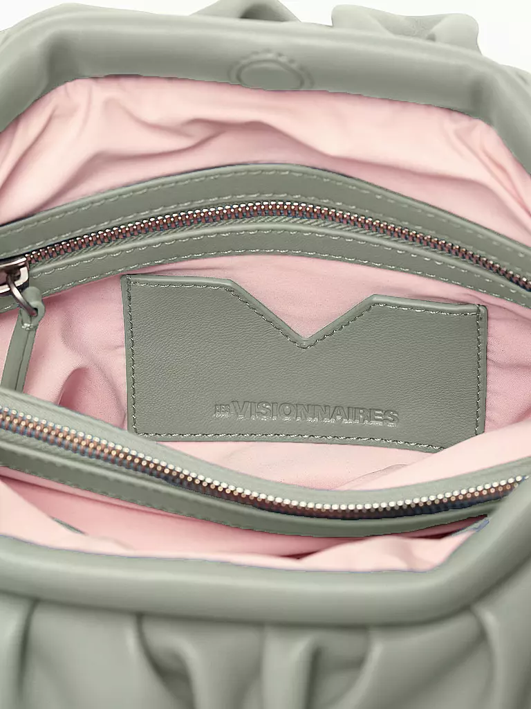 LES VISIONNAIRES | Ledertasche - Umhängetasche LUCY | Verde chiaro