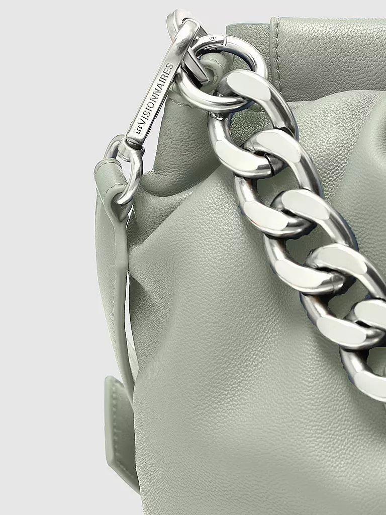 LES VISIONNAIRES | Ledertasche - Umhängetasche LUCY | Verde chiaro